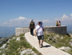 Mauzoleum Niegosza - Park Narodowy Lovćen - platforma widokowa za mauzoleum