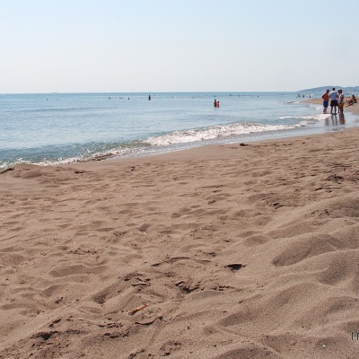 Ulcinj - Velika Plaža - szeroka, piaszczysta plaża w Czarnogórze